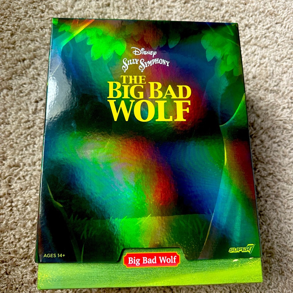 Disney Silly Symphony The Big Bad Wolf super7 action figure